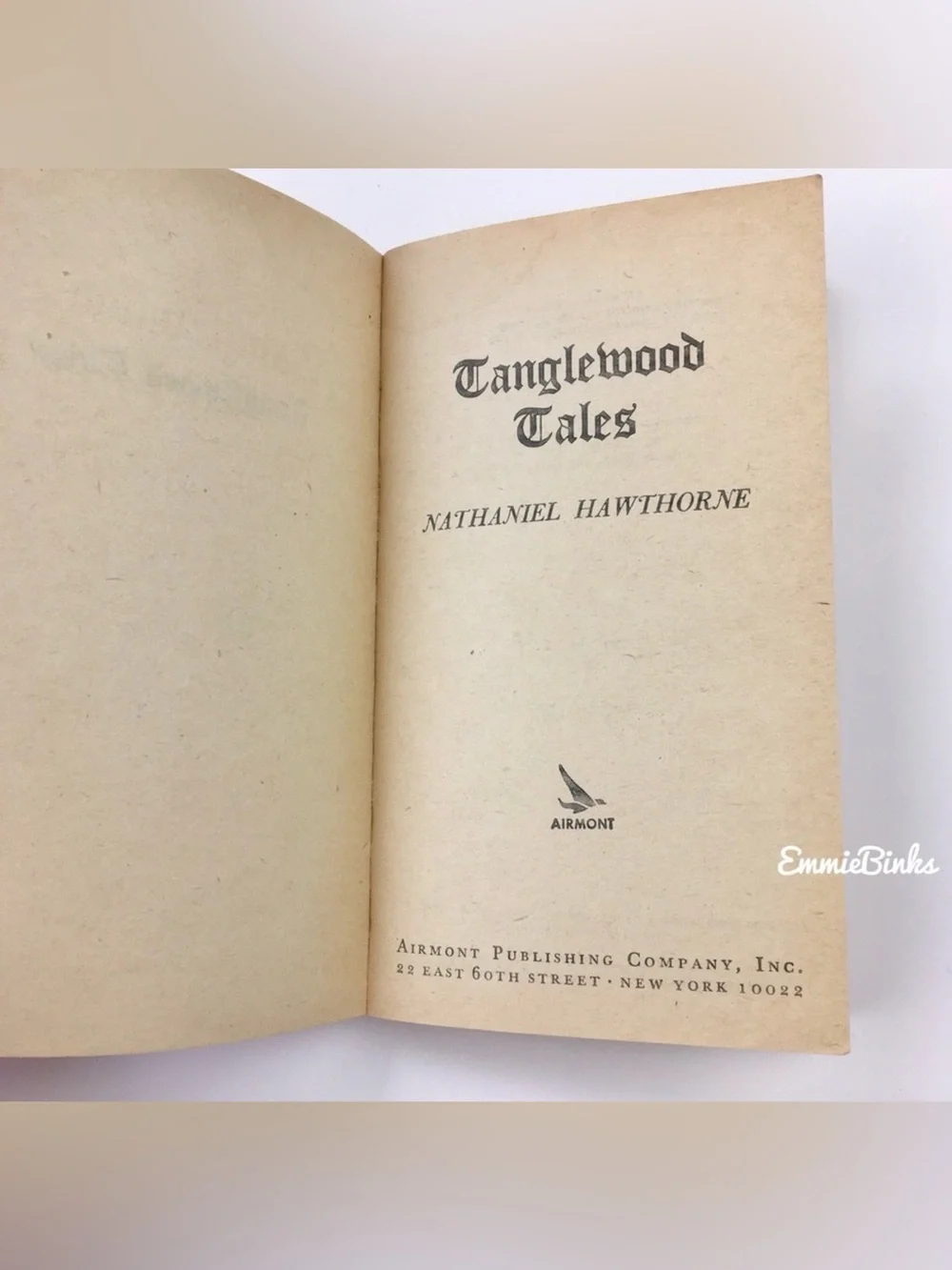 1968 Vintage Tanglewood Tales Paperback Book by Nathaniel Hawthorne Illustrated